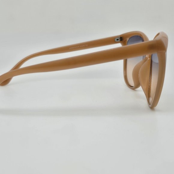 *SOLD* Nanette Lepore NN269 Nude Frame Blue Peach Fade Lens Sunglasses w Case - Picture 6 of 16